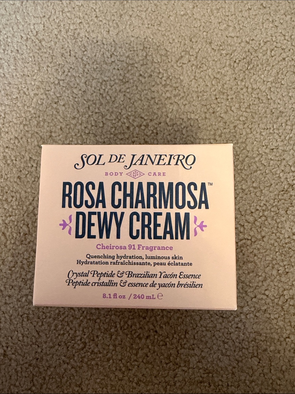 Brand New Sol de Janeiro Rosa Charmosa Dewy Cream - 8.1oz/240ml